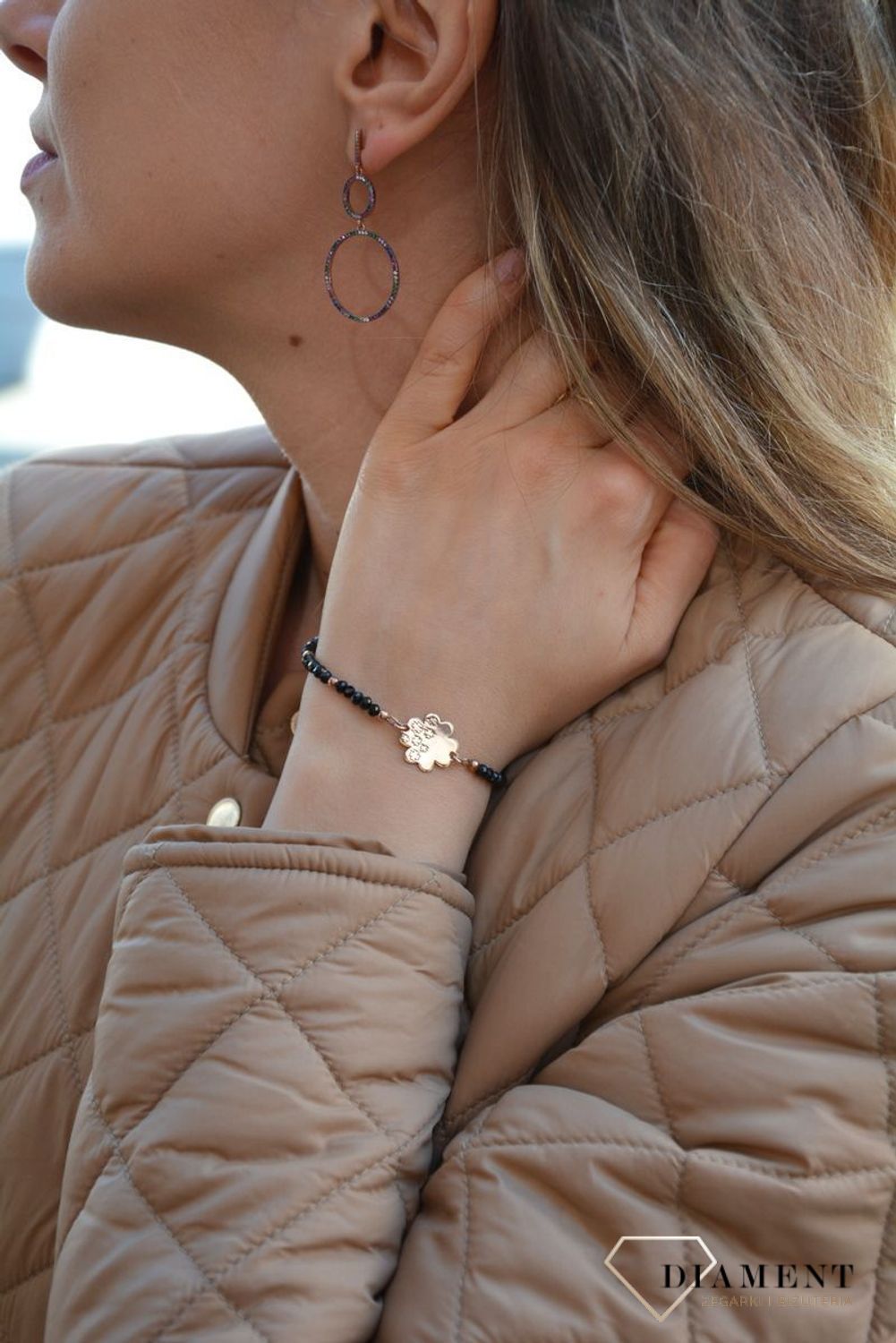 Kolczyki srebrne wiszące koła 'Kolorowe cyrkonie' A15513 kolorowe cyrkonie.jpg